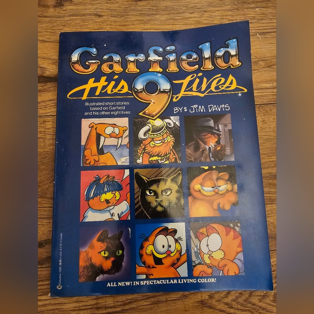 Garfield his 9 lives book
